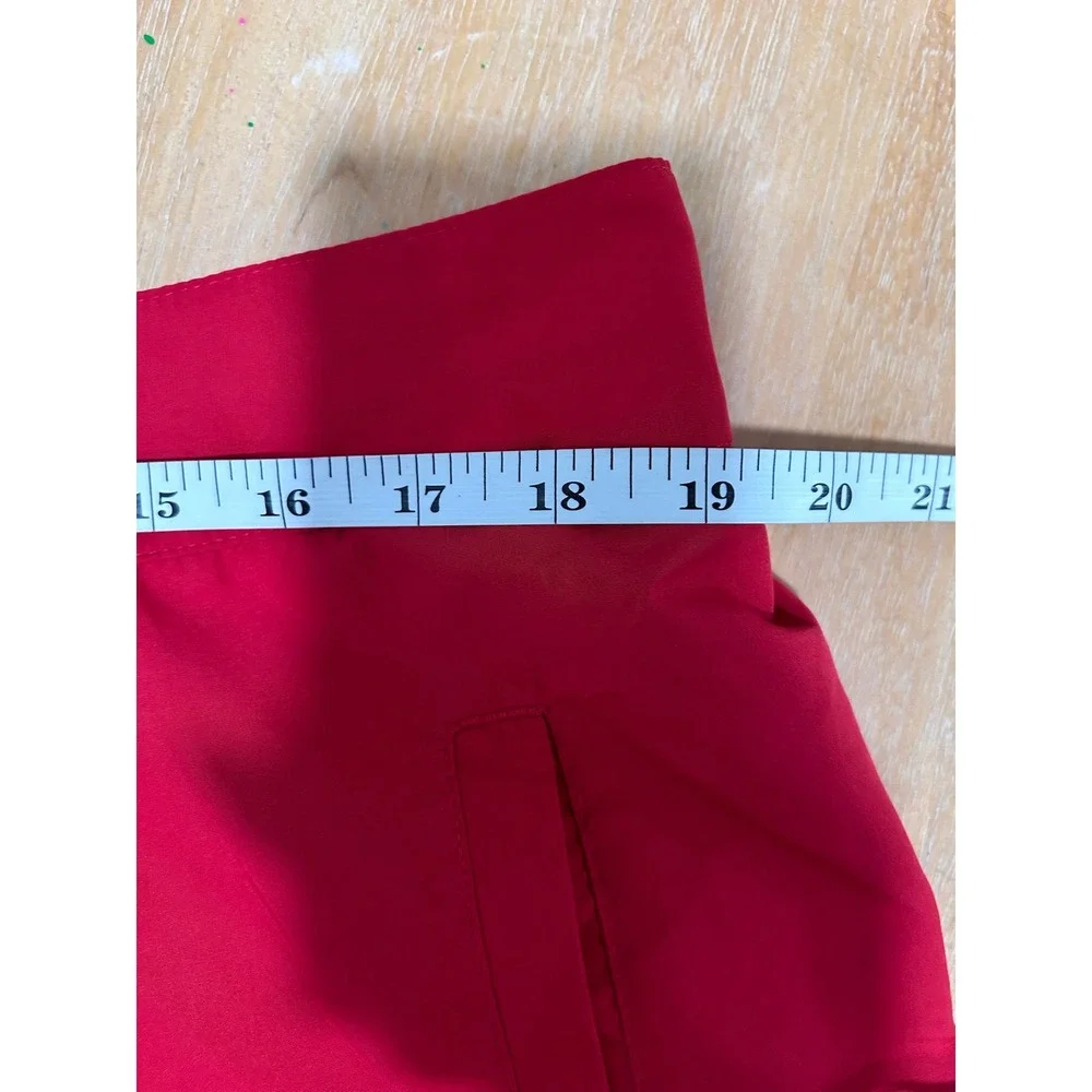 Helly Hansen Mens Red Navy‎ Colorblock Swim Trunks Board Shorts Size 38 HH Beach